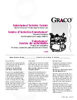 Preview for 1 page of Graco Entertainer 4629 Owner'S Manual