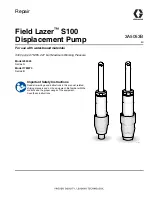 Graco field lazer s100 Repair Manual preview