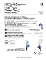 Preview for 1 page of Graco Finex 24J599 Instructions-Parts List Manual