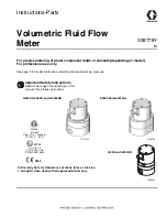 Предварительный просмотр 1 страницы Graco FLOW METERS S3000 Instructions-Parts List Manual