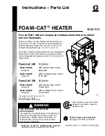 Preview for 1 page of Graco FOAM-CAT 200 Series Instructions And Parts List