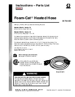 Предварительный просмотр 1 страницы Graco Foam-Cat 218613 Instructions-Parts List Manual