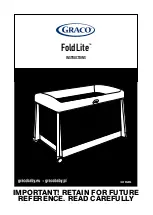 Graco FoldLite Instructions Manual preview