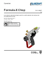 Предварительный просмотр 1 страницы Graco Formula X Chop 23750-03 User Manual