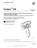 Graco Fusion CS 312666F Manual preview