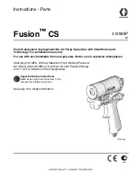 Preview for 1 page of Graco Fusion CS00F1 Instructions - Parts Manual