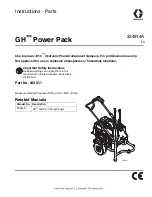 Предварительный просмотр 1 страницы Graco GH 24X011 Instructions - Parts Manual