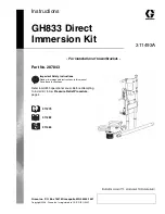 Preview for 1 page of Graco GH 833 Instructions Manual