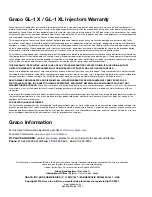 Preview for 12 page of Graco GL-1 X Instructions-Parts List Manual