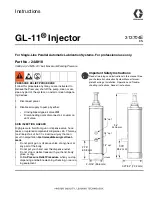 Предварительный просмотр 1 страницы Graco GL-11 Instructions