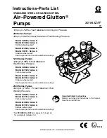 Preview for 1 page of Graco Glutton 2500 Series Instructions And Parts List