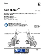 Предварительный просмотр 1 страницы Graco GrindLazer 25M992 Repair Manual