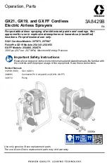 Graco GX FF Operation, Parts preview