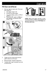 Preview for 17 page of Graco GX21 Cordless Operation, Parts