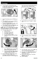 Preview for 24 page of Graco GX21 Cordless Operation, Parts