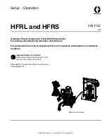 Предварительный просмотр 1 страницы Graco HFRL Setup And Operation Manual