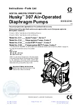 Graco Husky 307 F Series Instructions-Parts List Manual preview