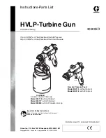 Graco HVLP-Turbine Gun Instructions-Parts List Manual preview