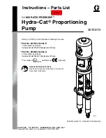 Graco Hydra-Cat A Series Instructions Manual preview