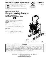 Graco HYDRA-CAT FIXED RATIO Instructions-Parts List Manual preview