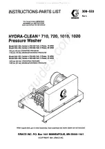 Preview for 1 page of Graco Hydra-Clean 1010 Instructions-Parts List Manual