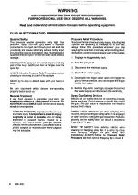 Preview for 2 page of Graco Hydra-Clean 2510 Instructions-Parts List Manual