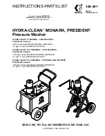 Preview for 1 page of Graco Hydra-Clean 308-507 Instructions-Parts List Manual