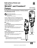 Preview for 1 page of Graco HYDRA-SPRAY Monark 223596 Instructions-Parts List Manual