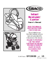 Предварительный просмотр 1 страницы Graco Infant Restraint Carrier Owner'S Manual