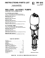 Preview for 1 page of Graco KING 222-248 Instructions Manual