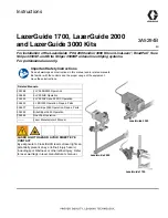 Graco LazerGuide 3000 Instructions Manual preview