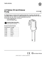 Preview for 1 page of Graco LD Series Instructions Manual