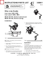 Graco Line Lazer 3500 Instructions-Parts List preview