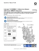 Graco LineLazer V 200MMA Operation - Repair - Parts preview