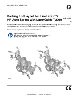 Preview for 1 page of Graco LineLazer V HP Auto Series Manual