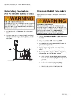 Preview for 2 page of Graco LineLazer V Standard Series Installation Manual