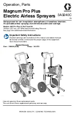 Preview for 1 page of Graco Magnum A60 Pro Plus Operation, Parts