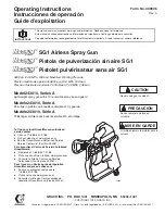 Graco Magnum SG1 Operating Instructions Manual preview