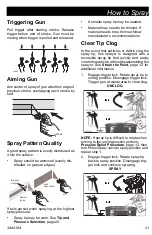 Preview for 21 page of Graco Magnum True Airless X5 Owner'S Manual