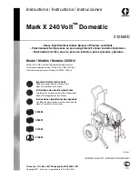 Graco Mark X 240 Volt Instructions Manual preview