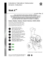 Preview for 1 page of Graco Mark X 249627 Instructions Manual