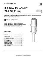 Предварительный просмотр 1 страницы Graco Mini Fire-Ball 248097 Instructions - Parts Manual