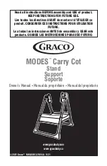 Graco MODES Carry Cot Owner'S Manual preview