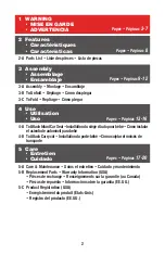 Preview for 2 page of Graco MODES Carry Cot Owner'S Manual