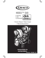 Предварительный просмотр 1 страницы Graco Modes DUO Owner'S Manual