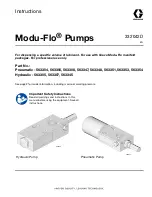 Preview for 1 page of Graco Modu-Flo AL-5M Instructions Manual