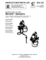 Preview for 1 page of Graco Monark 236-065 Instructions Manual