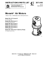 Предварительный просмотр 1 страницы Graco Monark A Series Instructions-Parts List Manual