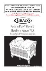 Graco Newborn Napper LX Owner'S Manual preview