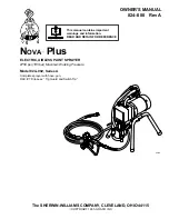 Graco Nova Plus 824-002 Owner'S Manual preview